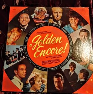 Vintage Golden Encore Vinyl Record